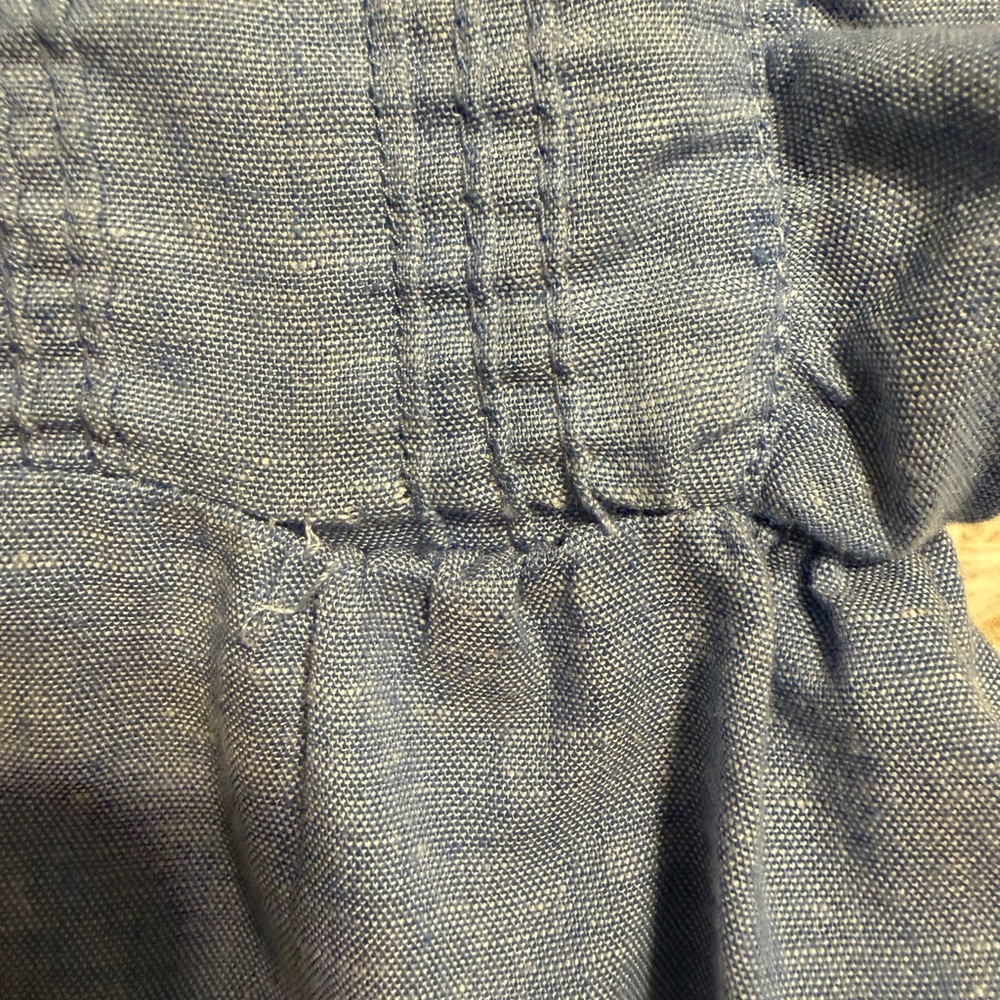 Vintage 80s Blue Ruffled You Babes II Dress - Picture 11 of 12